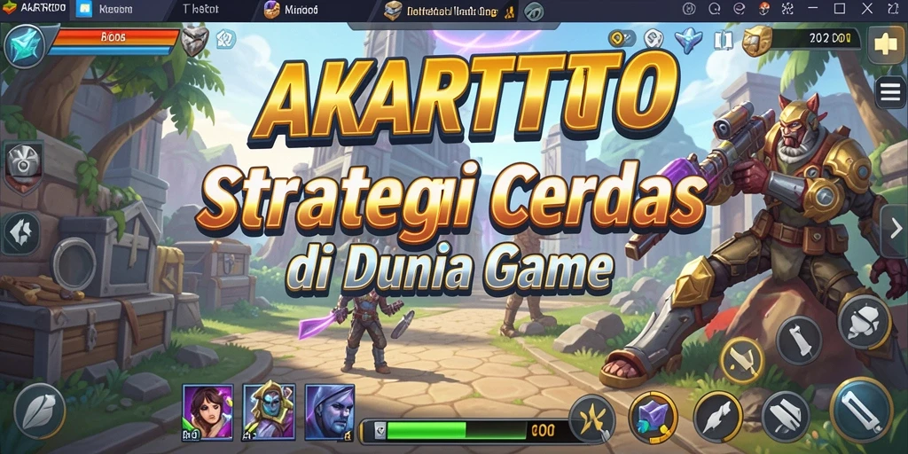 Gameplay menarik AKARTOTO dengan berbagai strategi seru.