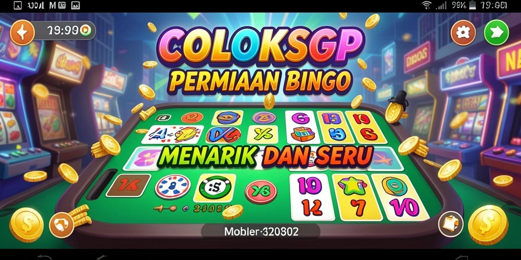 Tampilan gameplay COLOKSGP dengan pemain yang bersaing di Bingo.