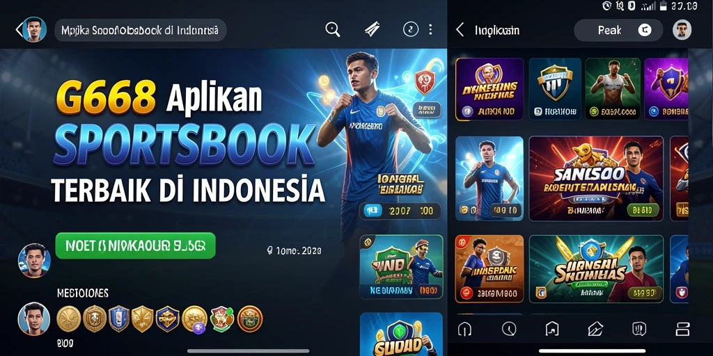 Tampilan gameplay G668 dengan taruhan olahraga yang menarik.