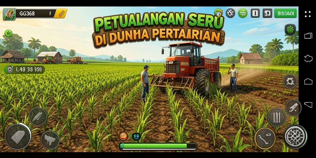 Gameplay seru di GG368 dengan aktivitas bertani yang interaktif.