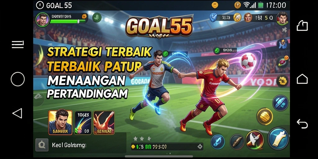 Tampilan gameplay menarik dari GOAL55 yang menunjukkan strategi mendebarkan.