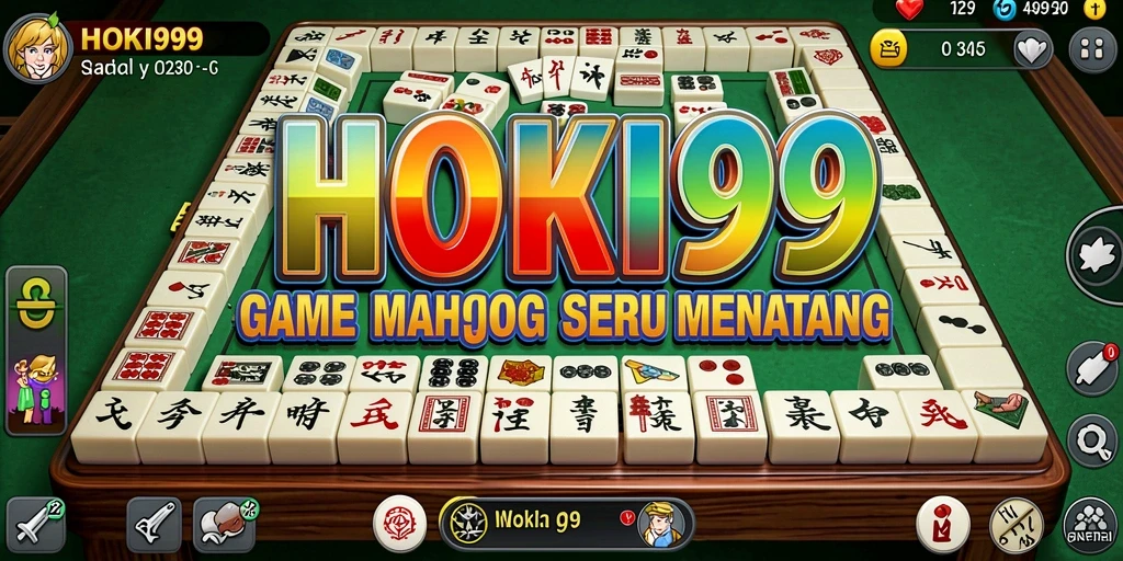 Tangkapan layar dari HOKI99 menampilkan gameplay Mahjong yang menegangkan.