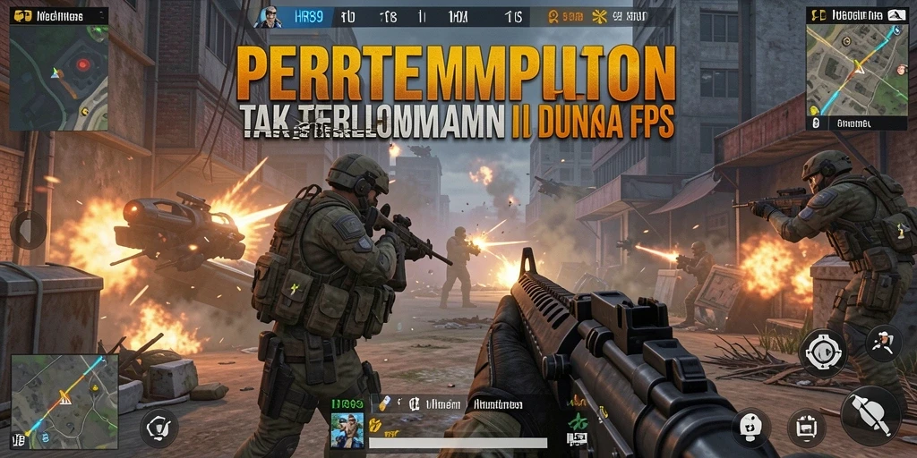 Tampilan gameplay menarik di HR89 dengan aksi tembak-menembak intens.