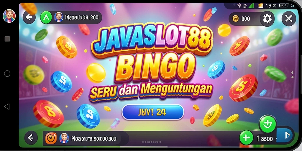 Tampilan gameplay seru dari JAVASLOT88 saat bermain Bingo.