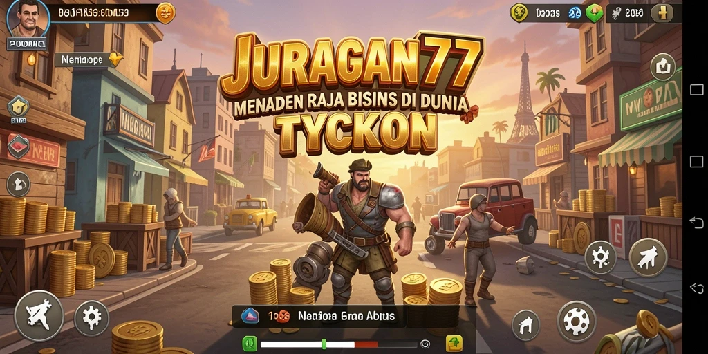 Tampilan gameplay JURAGAN77 yang menarik dan penuh tantangan Tycoon.