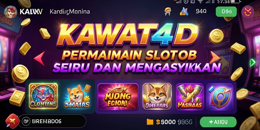 Tampilan gameplay seru dalam KAWAT4D yang memikat.
