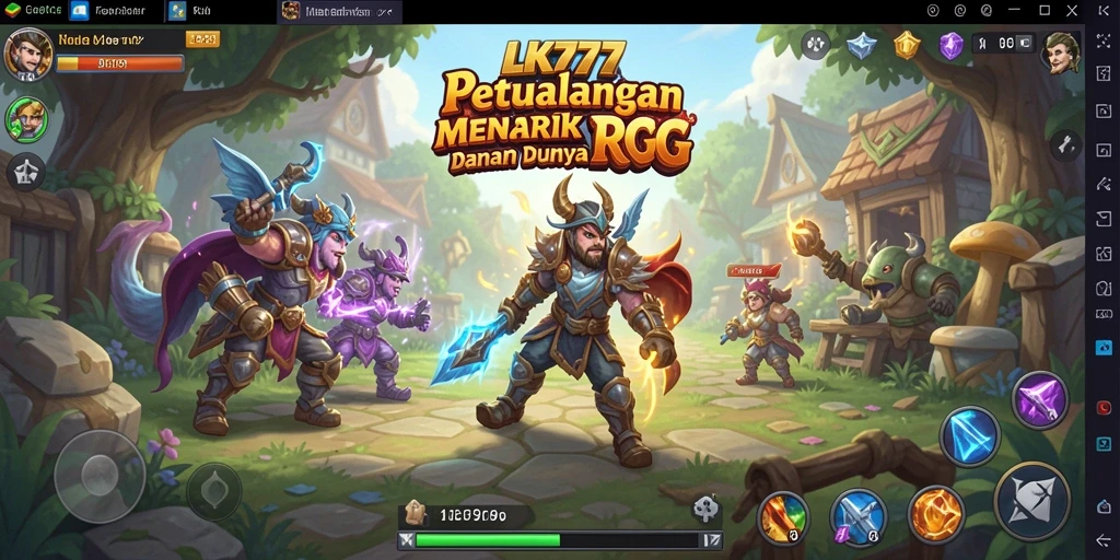 Tampilan menarik dari gameplay RPG LK777 yang seru.