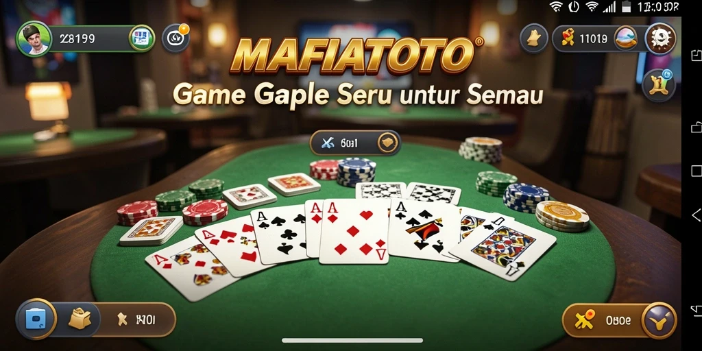 Tampilan gameplay seru MAFIATOTO yang mengasyikkan.