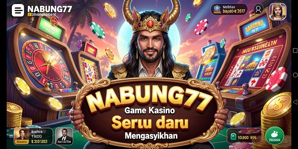 Tampilan gameplay NABUNG77 yang menarik dan seru di dunia Kasino.