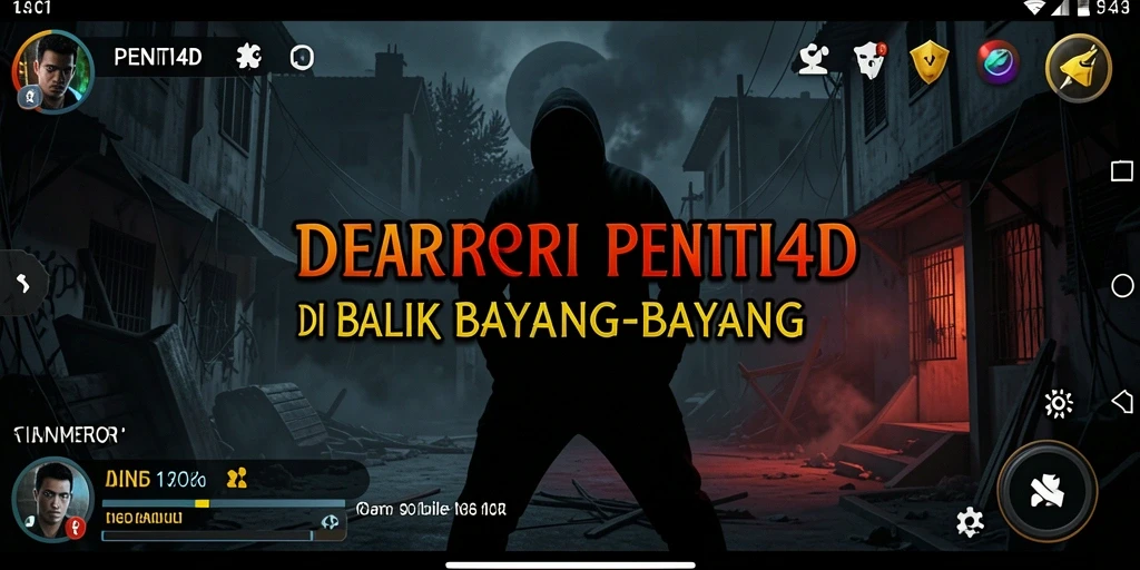 Tampilan gameplay PENITI4D yang mencekam dan penuh ketegangan.
