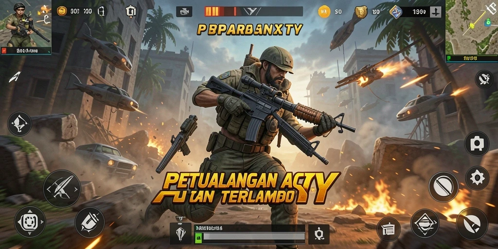 Tampilan gameplay PPRRYY yang menegangkan dan penuh aksi.