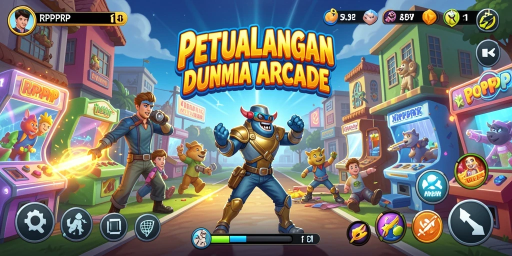 Screenshot gameplay RPRPRP dengan aksi seru dan tantangan menarik.