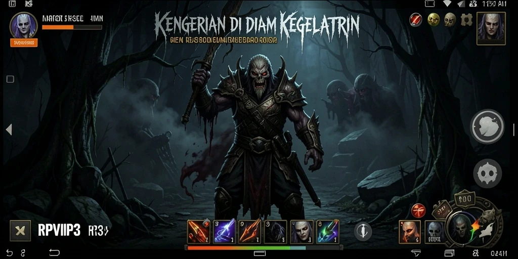 Screenshot RPVIP3 menampilkan suasana angker yang mencekam.